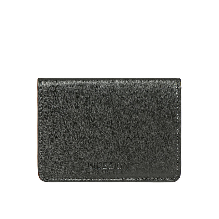 Le Mans W2 Black Leather Card Holder