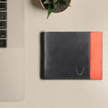 Le Mans W3 Black Leather Bi-Fold Wallet