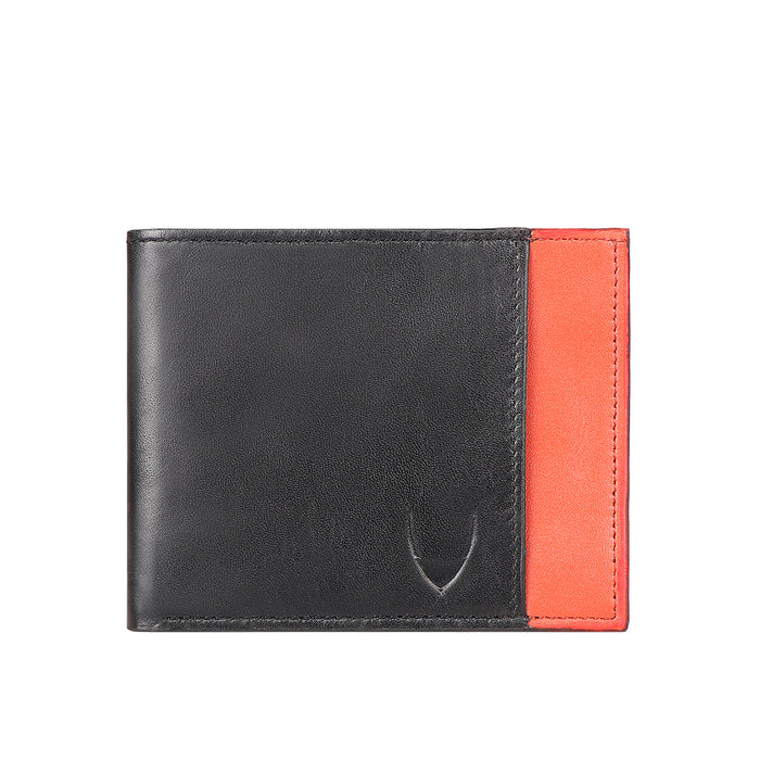 Le Mans W3 Black Leather Bi-Fold Wallet