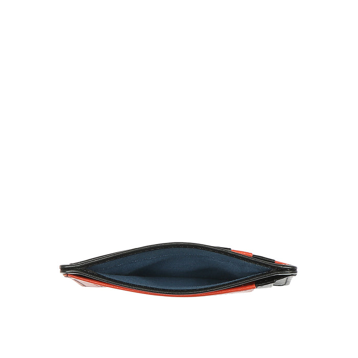 Le Mans W4 Black Leather Card Holder