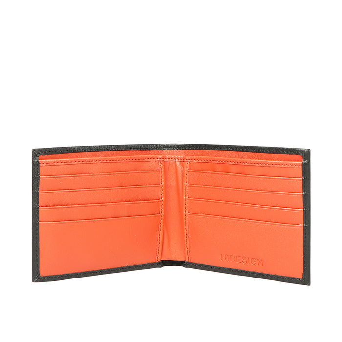 Le Mans W5 Black Leather Bi-Fold Wallet