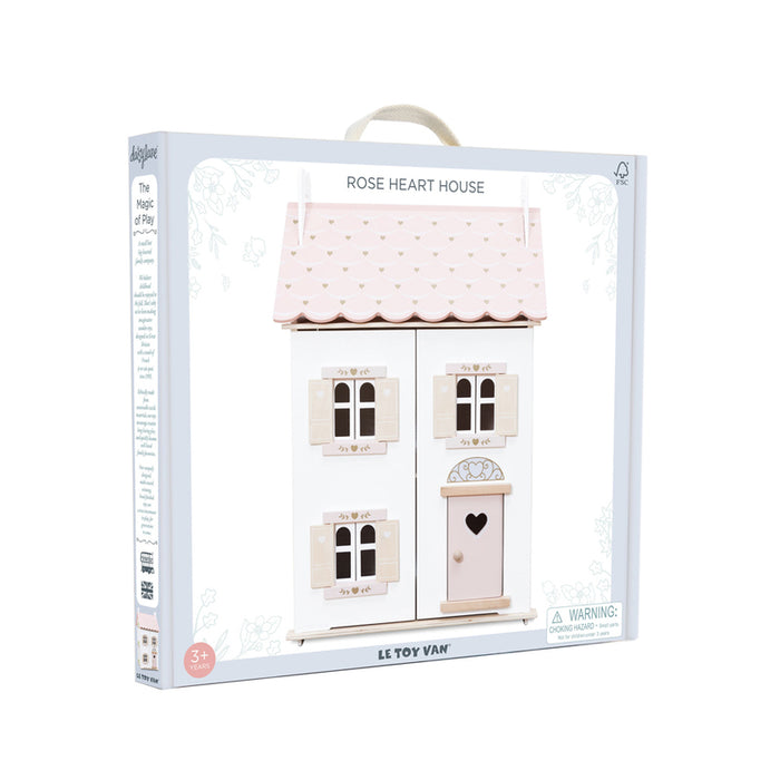 Le Toy Van - Wooden Dolls House - Rose Heart