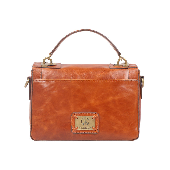 Lenin 01 Tan Leather Sling Bag