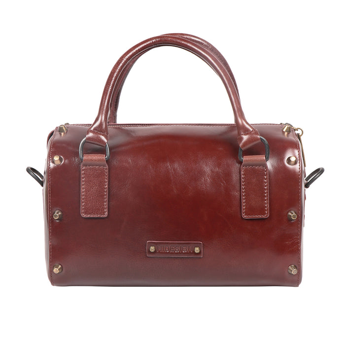 Lenin 02 Red Leather Duffle Bag