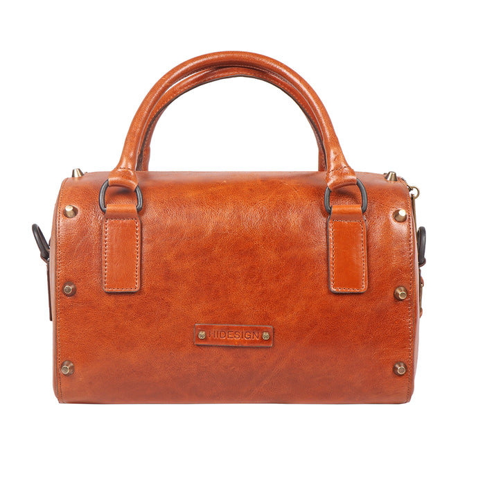 Lenin 02 Tan Leather Duffle Bag