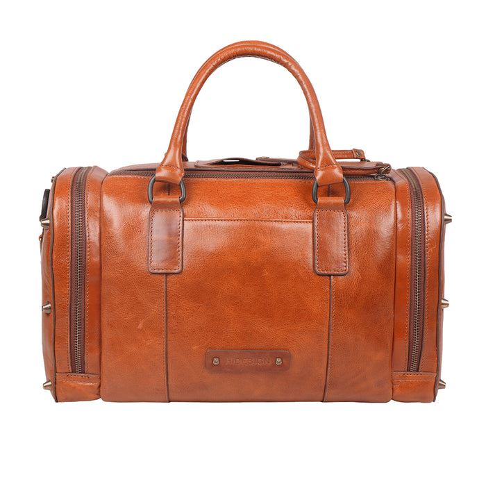 Lenin 03 Tan Leather Duffle Bag