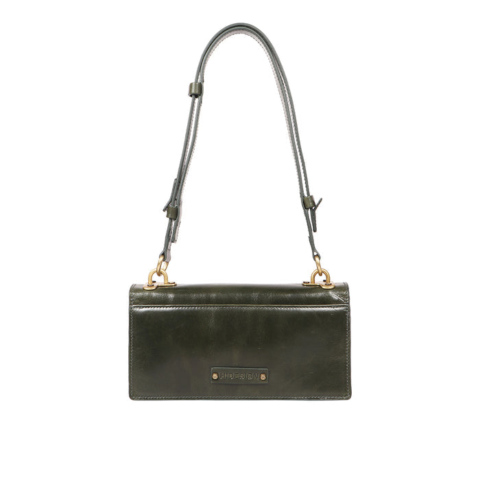 Lenin W1 Green Leather Clutch Wallet