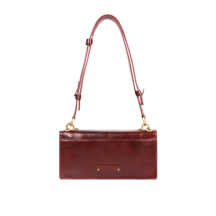 Lenin W1 Red Leather Clutch Wallet
