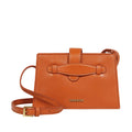 Letica 03 Orange Leather Crossbody