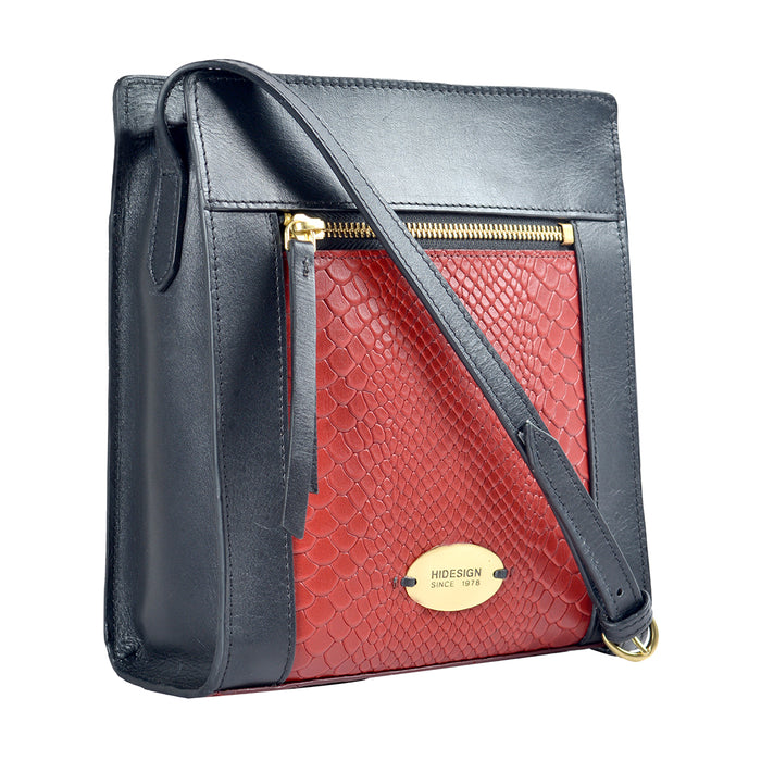 Libra 03 Sb Red Leather Sling Bag