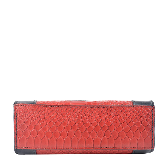Libra 03 Sb Red Leather Sling Bag