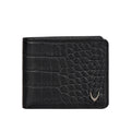 Libya Sb Black Leather Bi-Fold Wallet