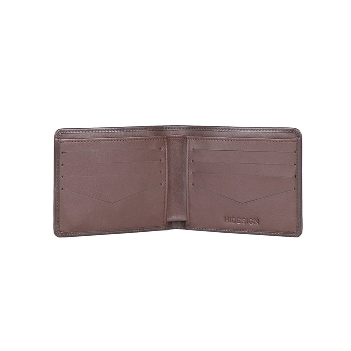 Libya Sb Brown Leather Bi-Fold Wallet