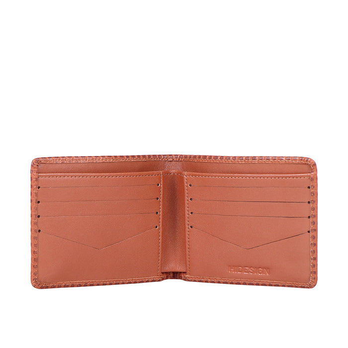 Libya Sb Tan Leather Bi-Fold Wallet
