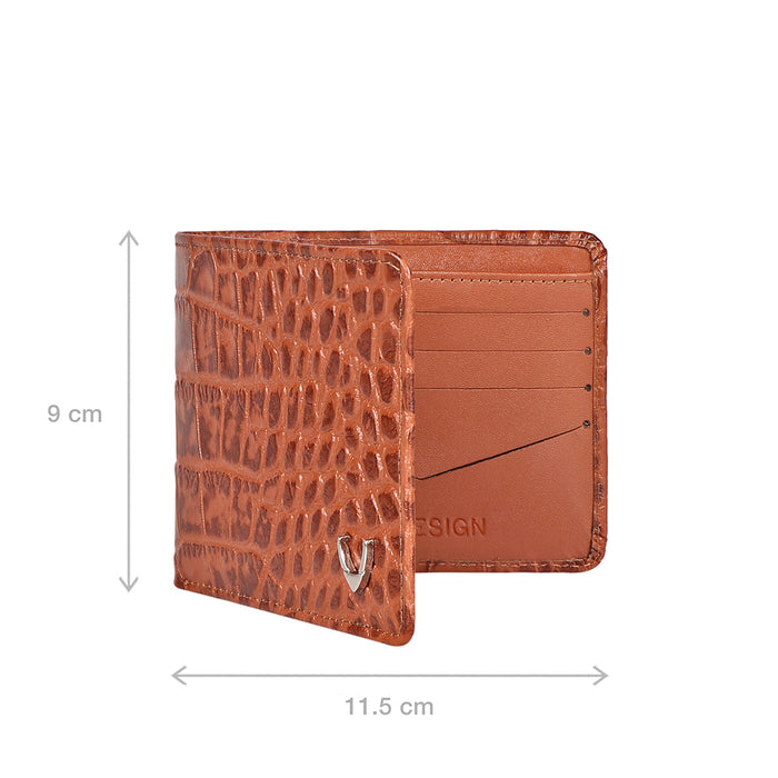 Libya Sb Tan Leather Bi-Fold Wallet