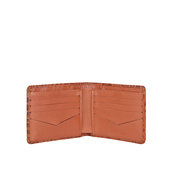 Libya Sb Tan Leather Bi-Fold Wallet