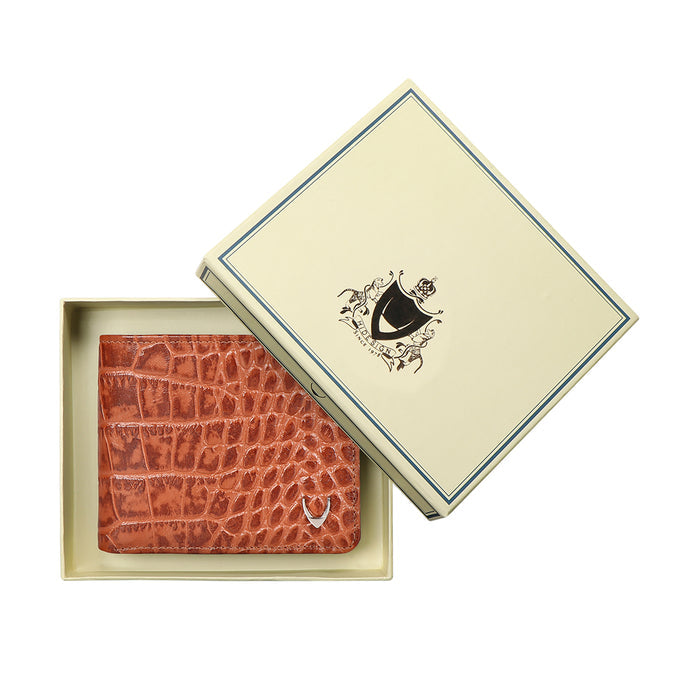 Libya Sb Tan Leather Bi-Fold Wallet