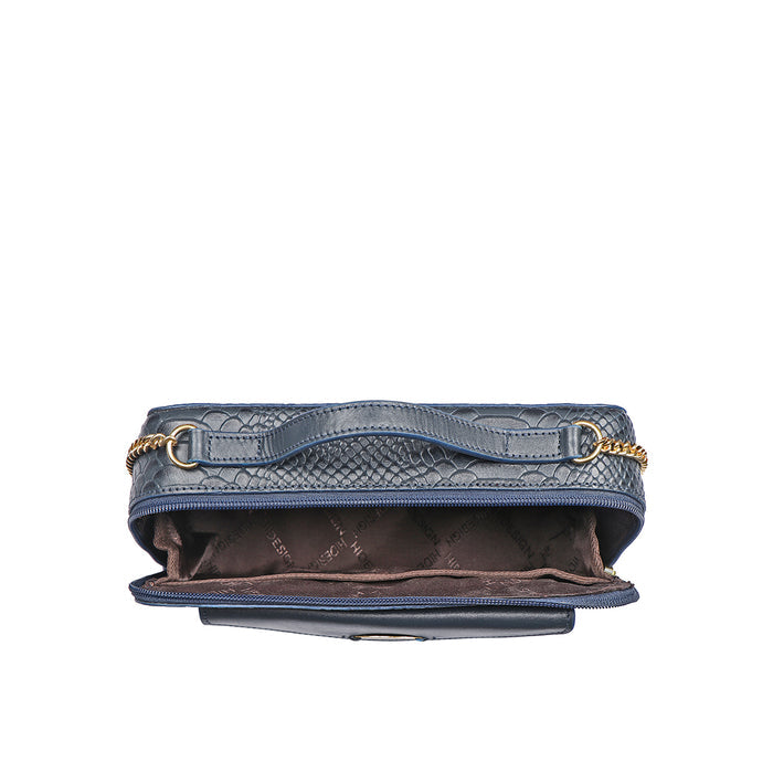 Lilac 02 Sb Blue Leather Satchel