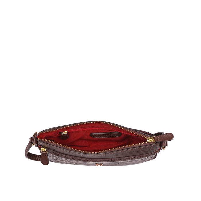 Lima 01 Brown Leather Sling Bag