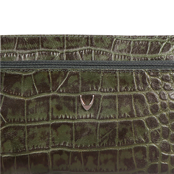 Lima 01 Green Leather Sling Bag