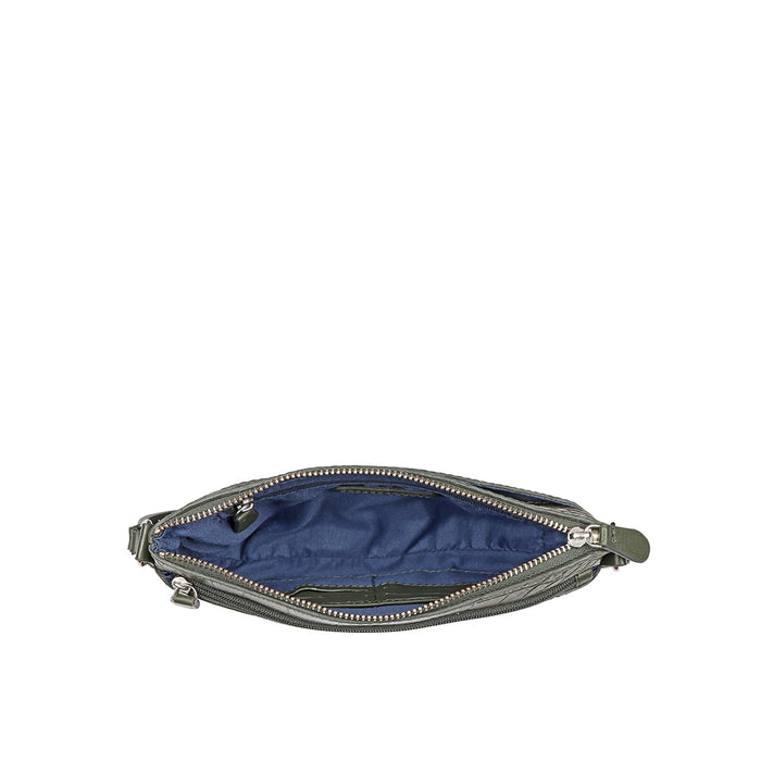 Lima 01 Green Leather Sling Bag