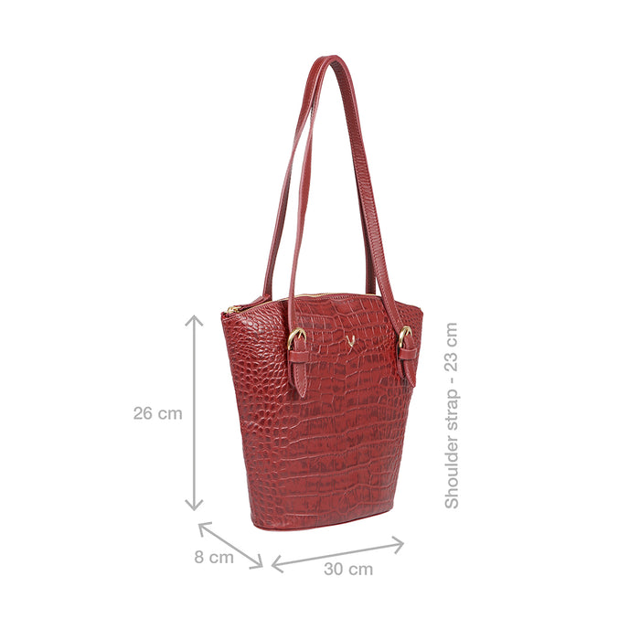 Lima 03 Marsala Leather Tote Bag