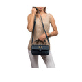 Lima 05 Blue Leather Sling Bag