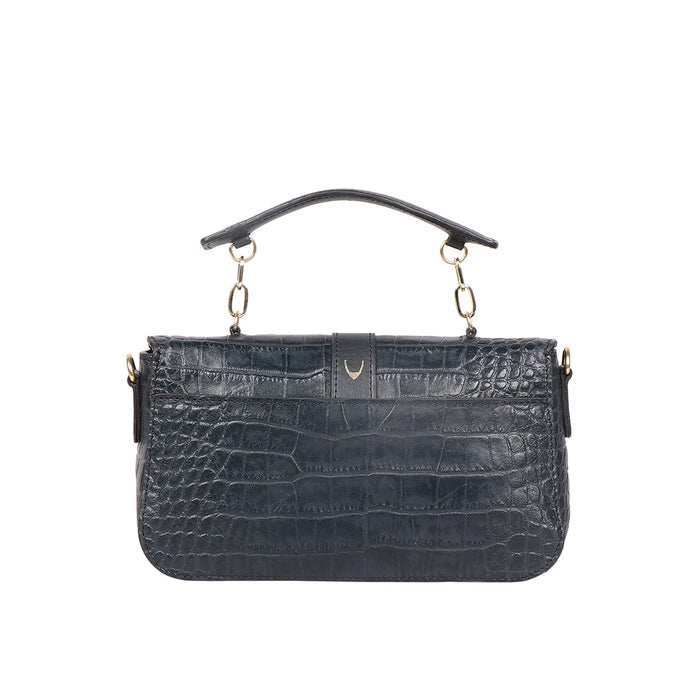 Lima 05 Blue Leather Sling Bag