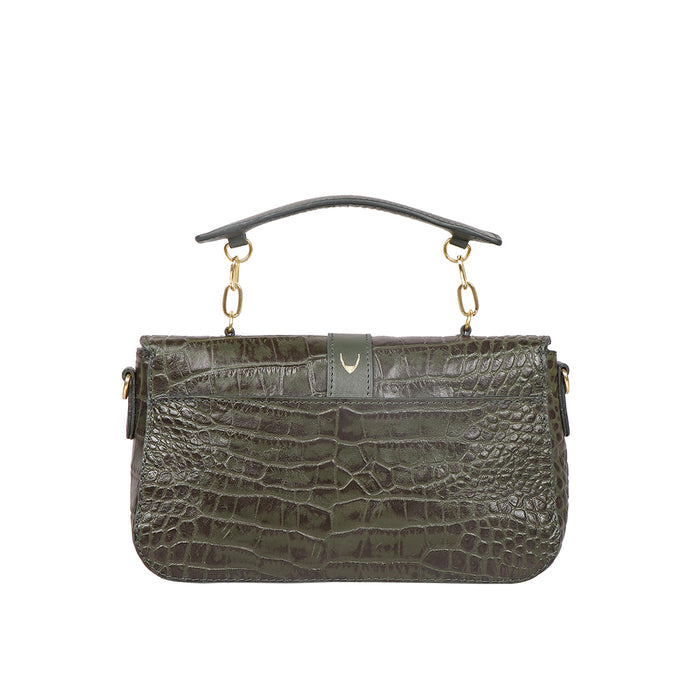 Lima 05 Green Leather Sling Bag