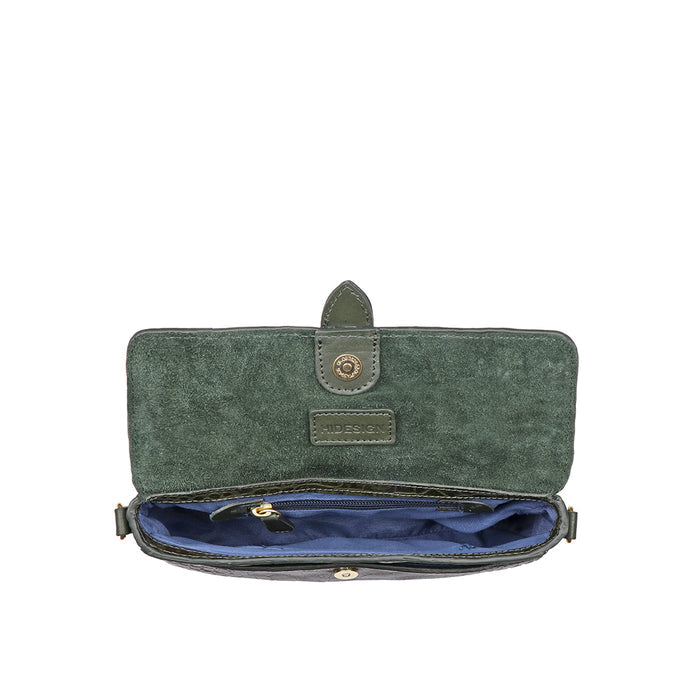 Lima 05 Green Leather Sling Bag