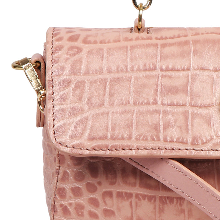 Lima 05 Pink Leather Sling Bag