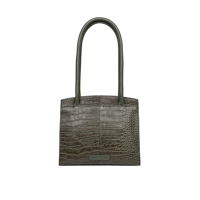 Lima 06 Green Leather Shoulder Bag