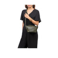 Lima 07 Green Leather Sling Bag