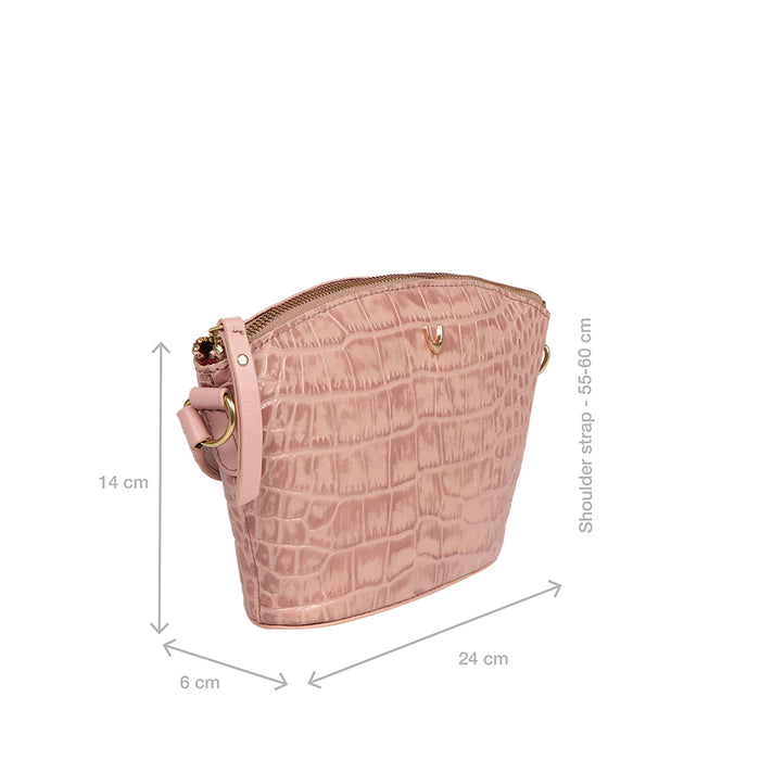 Lima 07 Pink Leather Sling Bag
