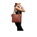 Lima 08 Tan Leather Tote Bag