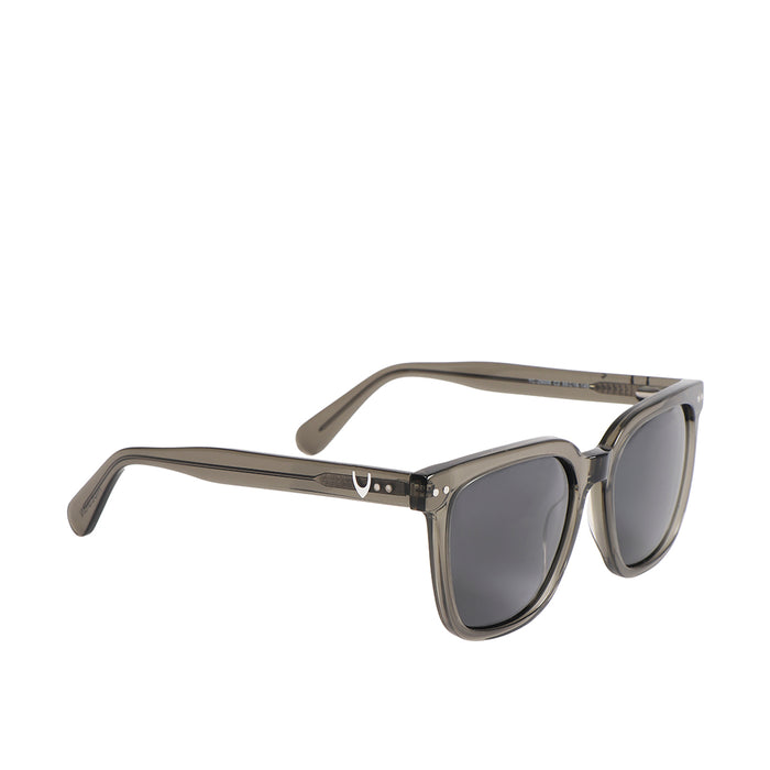 Lisbon Unisex Grey Square Sunglasses
