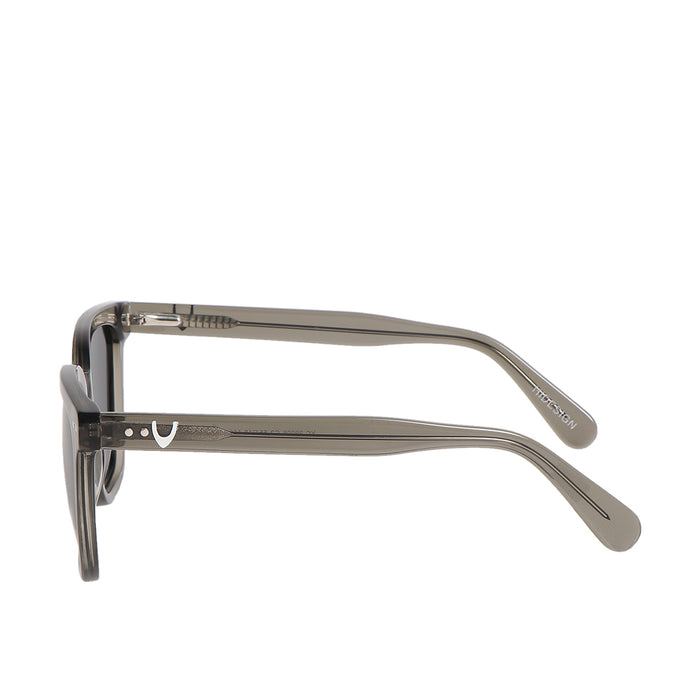 Lisbon Unisex Grey Square Sunglasses