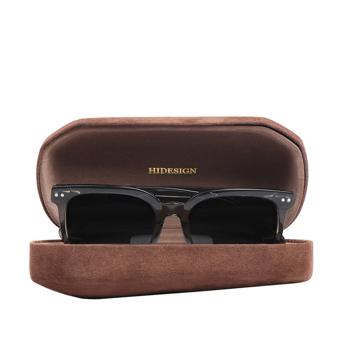 Lisbon Unisex Grey Square Sunglasses