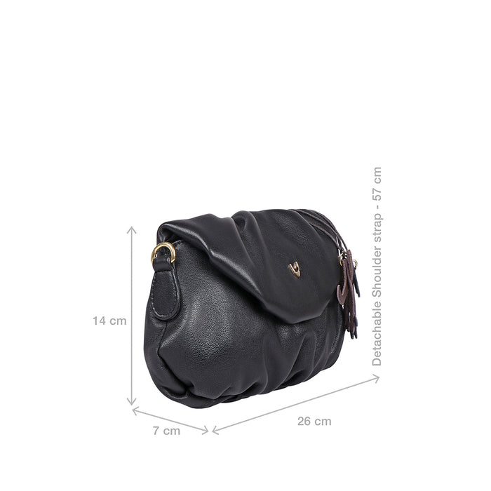 Lola 01 Black Leather Sling Bag