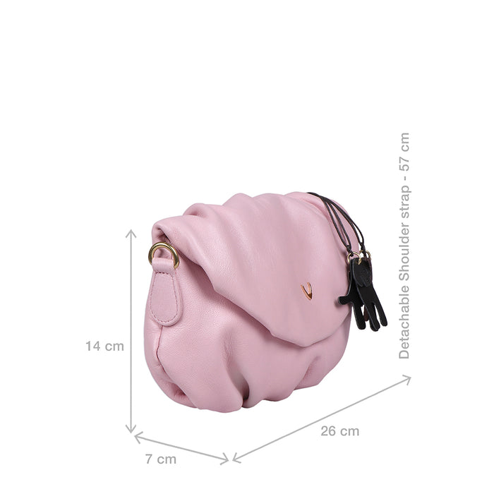 Lola 01 Pink Leather Sling Bag