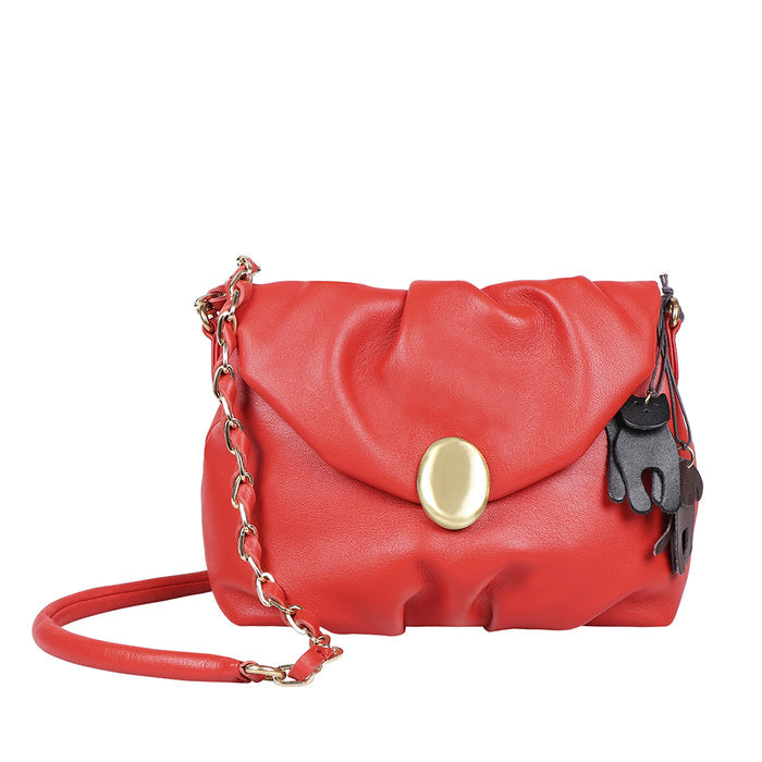 Lola 02 Red Leather Sling Bag