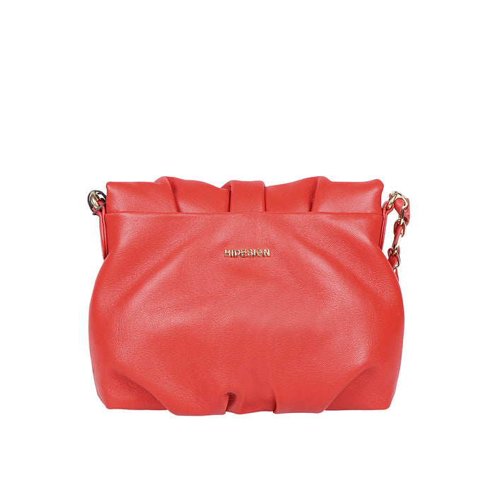 Lola 02 Red Leather Sling Bag