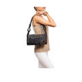 Lola 03 Black Leather Shoulder Bag