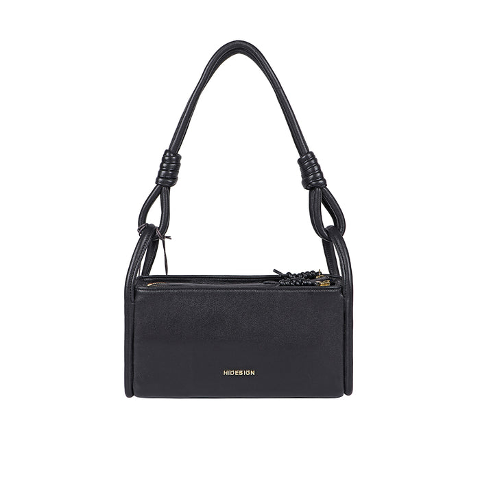 Lola 03 Black Leather Shoulder Bag