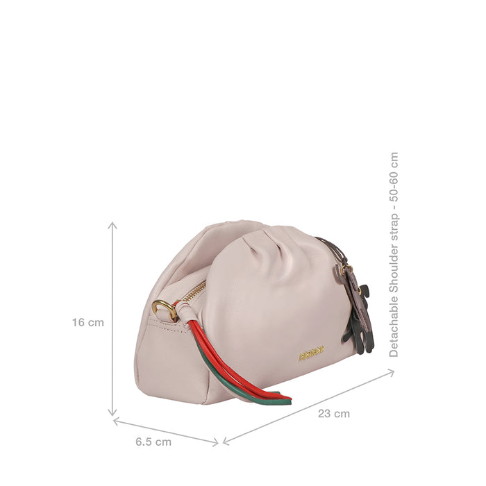 Lola 04 Beige Leather Sling Bag