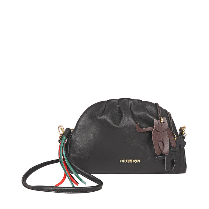 Lola 04 Black Leather Sling Bag