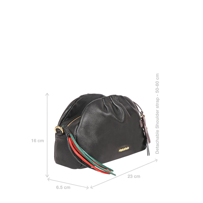 Lola 04 Black Leather Sling Bag