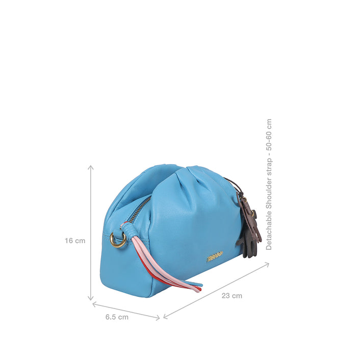 Lola 04 Blue Leather Sling Bag