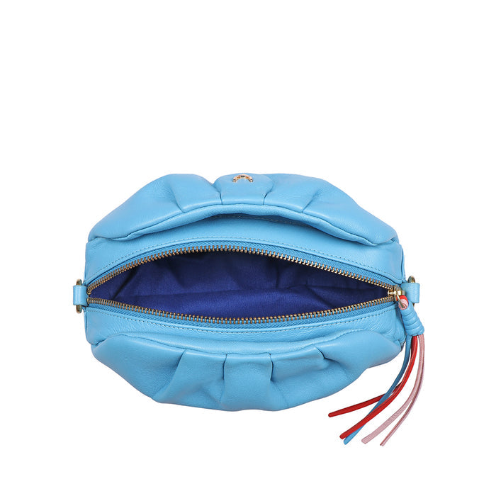 Lola 04 Blue Leather Sling Bag