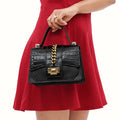Lolita - 01 Black Leather Sling Bag